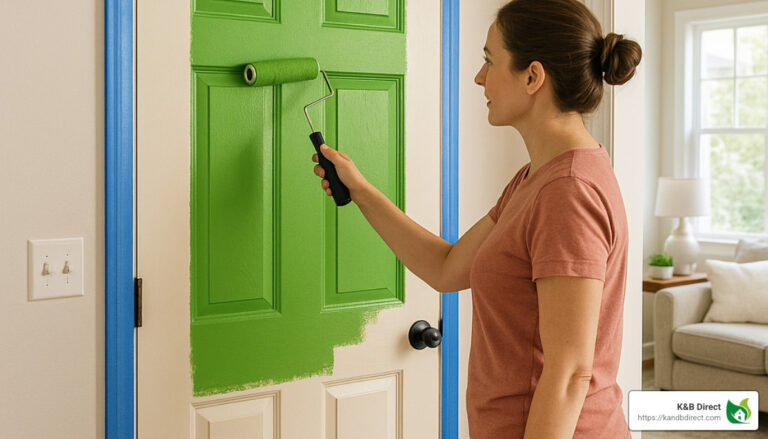 how to paint an interior door