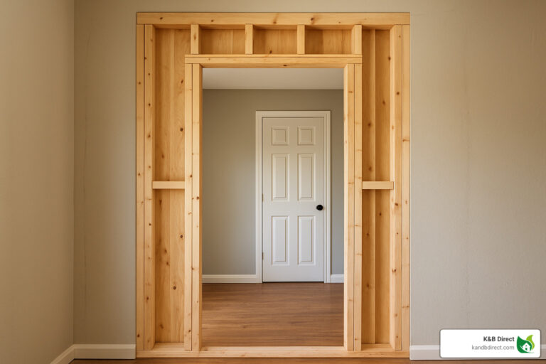 how to frame an interior door