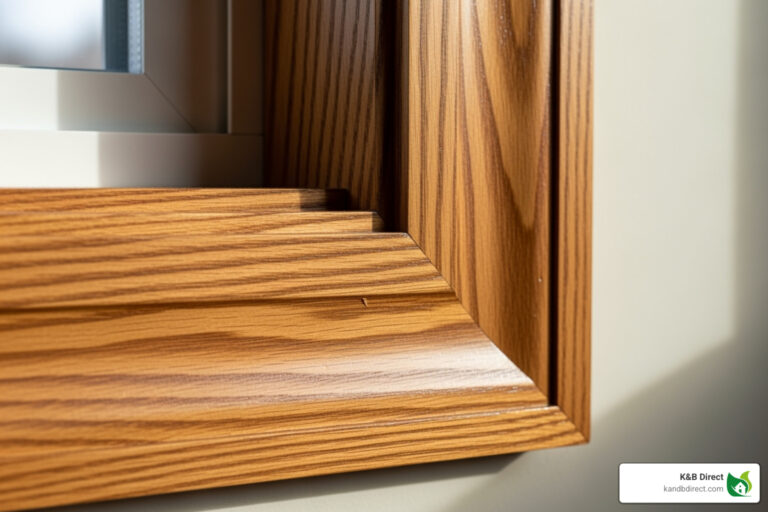 Natural wood casing