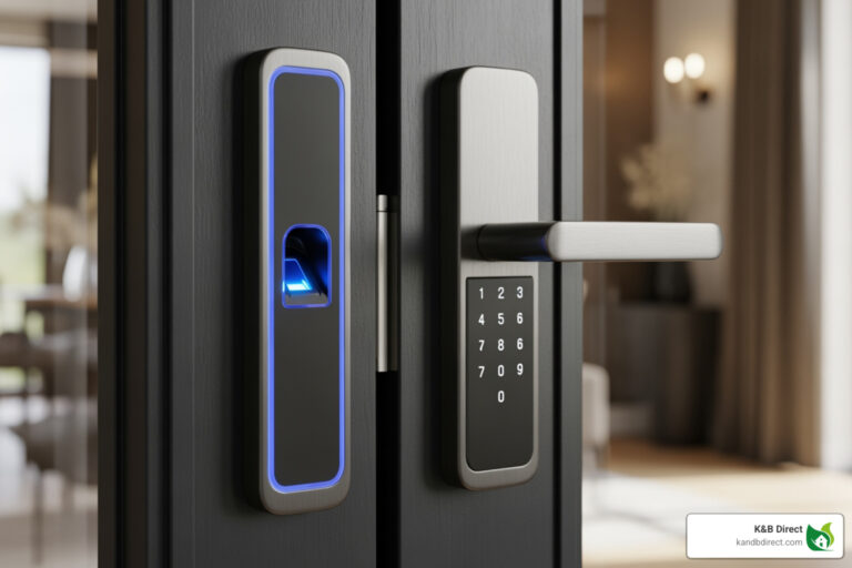 smart bifold door handle