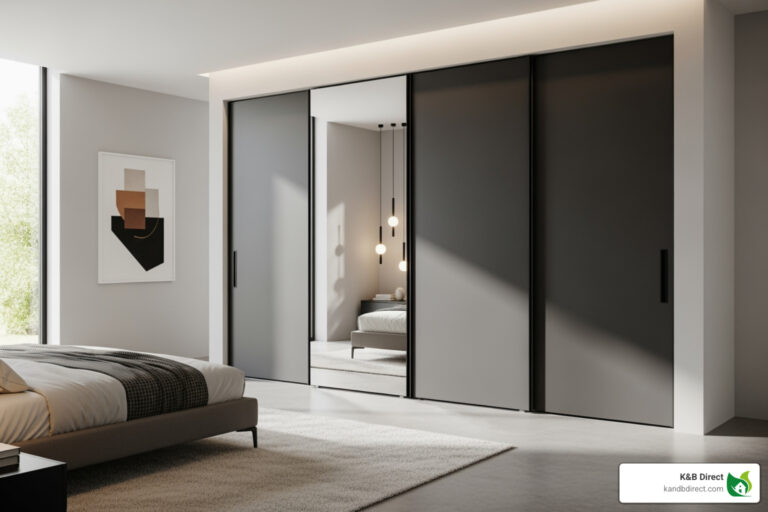 Modern sliding closet doors