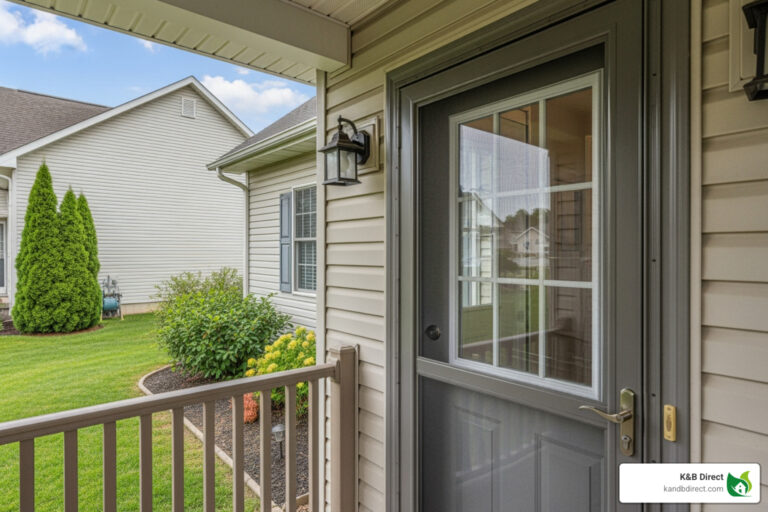 Heavy duty storm door