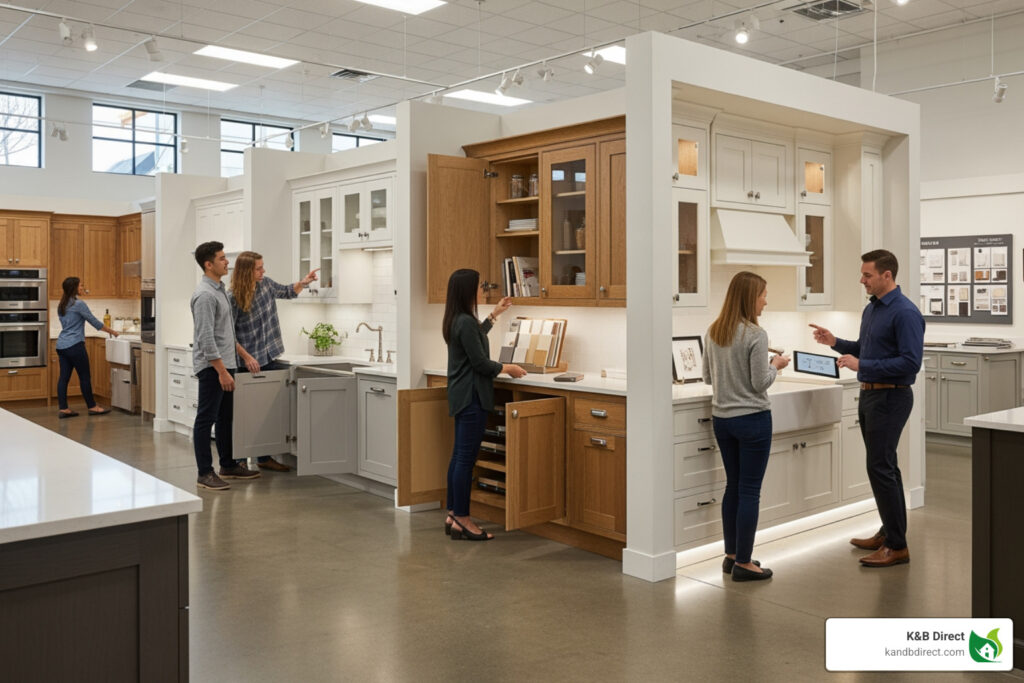 kitchen cabinets near me showroom