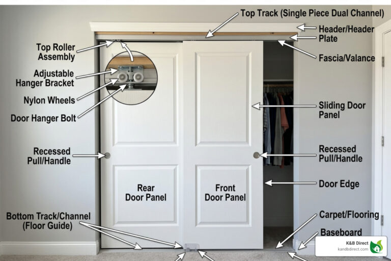 closet door parts names