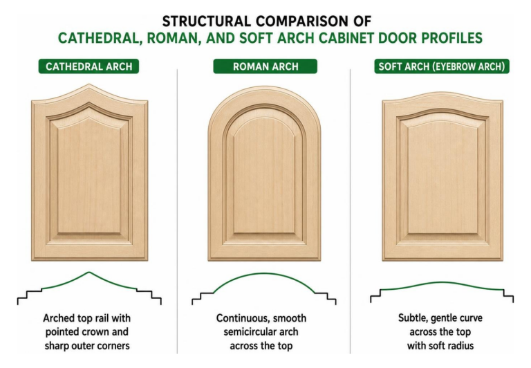 arched kitchen cabinet doors