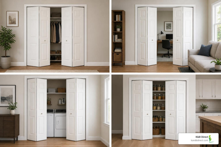 4 panel bifold door configurations