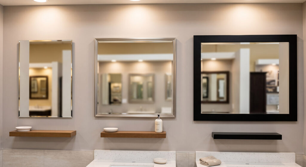 Bathroom mirrors