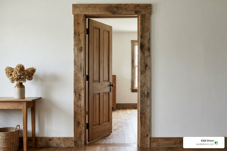 barnwood door trim