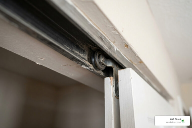 bifold door track repair